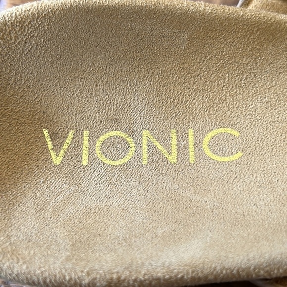 Vionic Radia Orthotic Adjustable Triple Strap Slide Wedge Sandals Size 8 - Picture 4 of 14